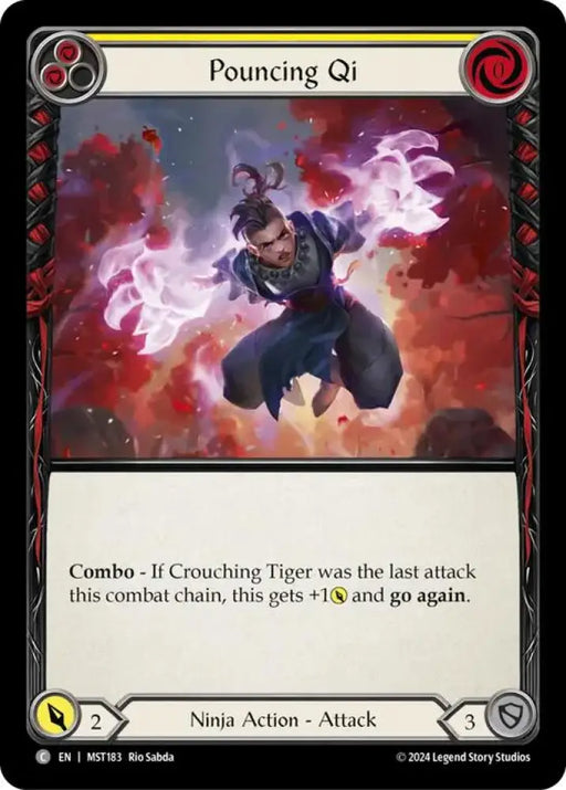 Pouncing Qi (Yellow) [Part the Mistveil] - Flesh And Blood Single
