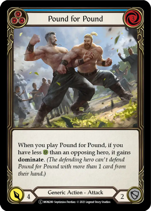 Pound for Pound (Blue) [Monarch Unlimited] Unlimited Normal - Flesh And Blood Single