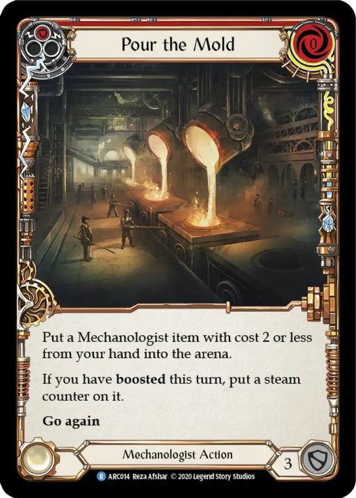 Pour the Mold (Red) [Arcane Rising Unlimited] Unlimited Normal - Flesh And Blood Single