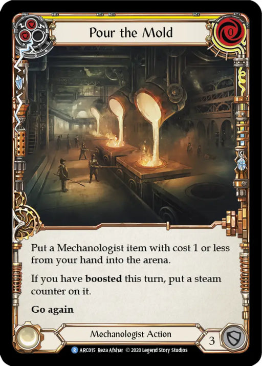 Pour the Mold (Yellow) [Arcane Rising Unlimited] Unlimited Normal - Flesh And Blood Single