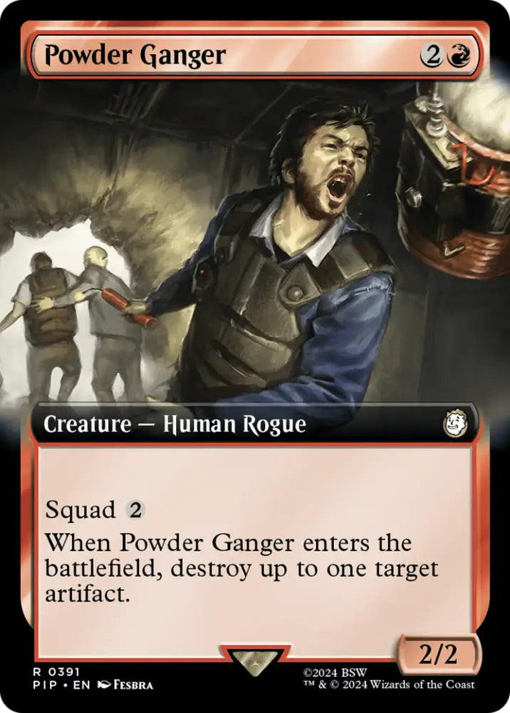 Powder Ganger (Extended Art) [Fallout] - MTG Single
