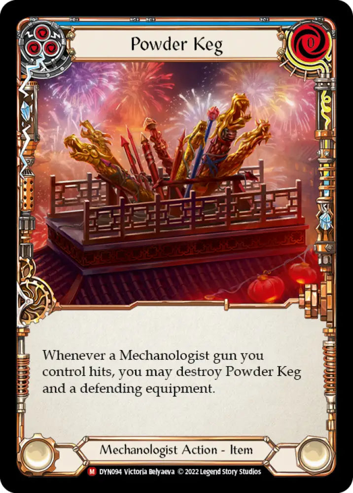 Powder Keg [Dynasty] Rainbow Foil - Flesh And Blood Single