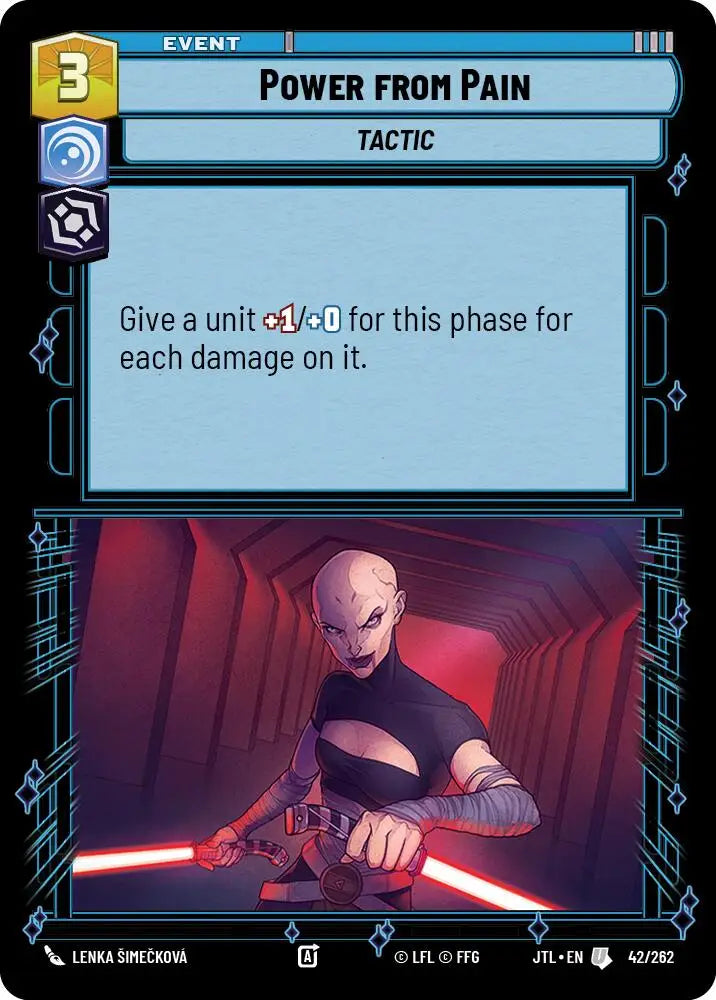 Power from Pain (042/257) [Jump to Lightspeed] - Star Wars: Unlimited Single