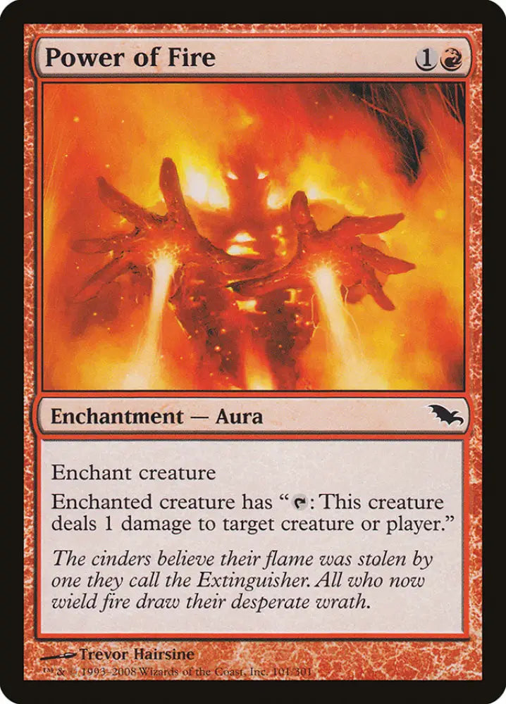 Power of Fire [Shadowmoor] - MTG Single