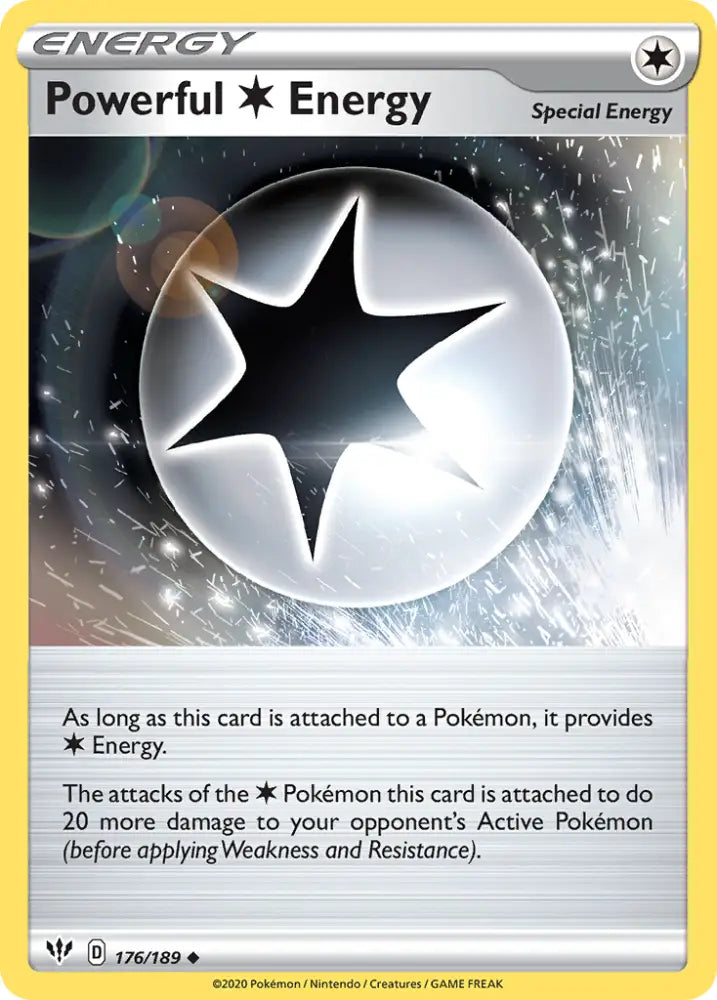 Powerful Colorless Energy (176/189) [Sword & Shield: Darkness Ablaze] - Pokemon Single