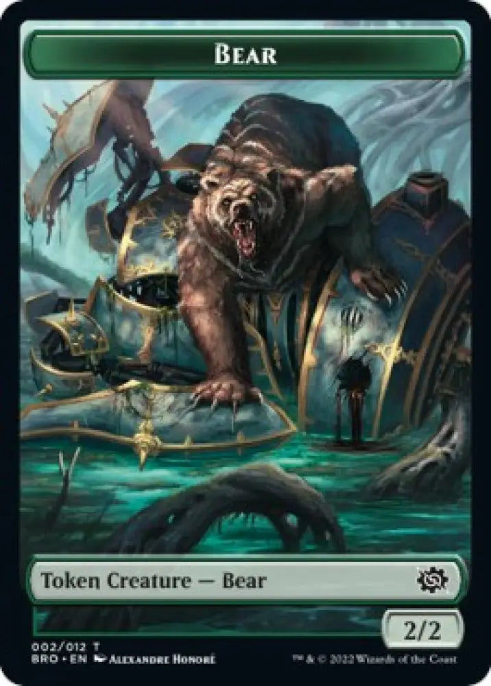 Powerstone // Bear Double-Sided Token [The Brothers’ War Tokens] - MTG Single