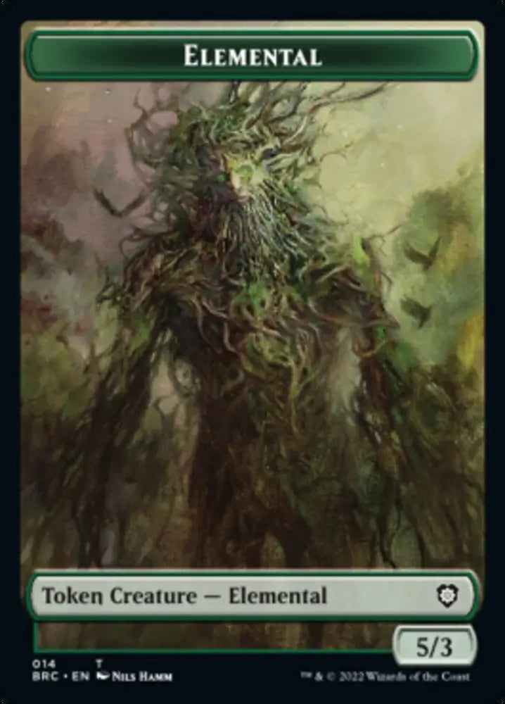 Powerstone // Elemental Double-Sided Token [The Brothers’ War Tokens] - MTG Single
