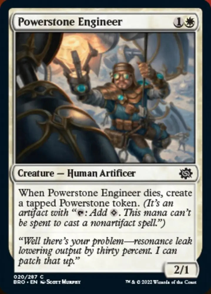 Powerstone Engineer [The Brothers’ War] - MTG Single
