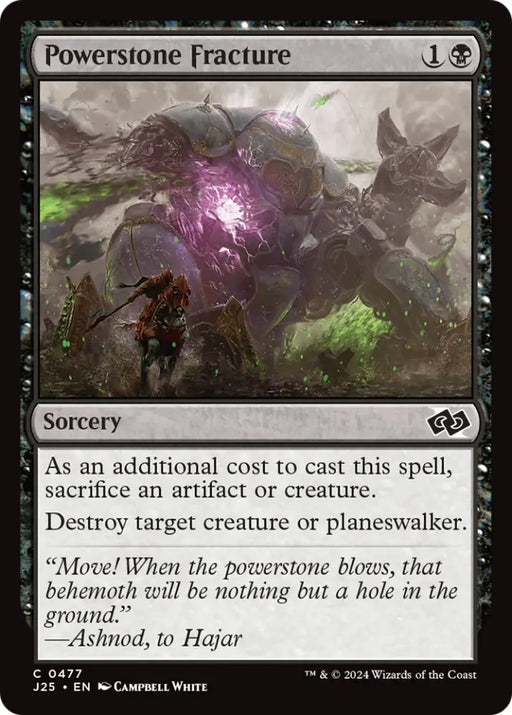 Powerstone Fracture [Foundations Jumpstart] - MTG Single