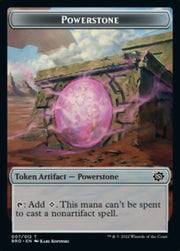 Powerstone // Ravage Double-Sided Token [The Brothers’ War Tokens] - MTG Single