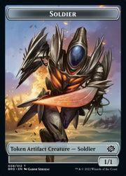 Powerstone // Soldier (008) Double-Sided Token [The Brothers’ War Tokens] - MTG Single