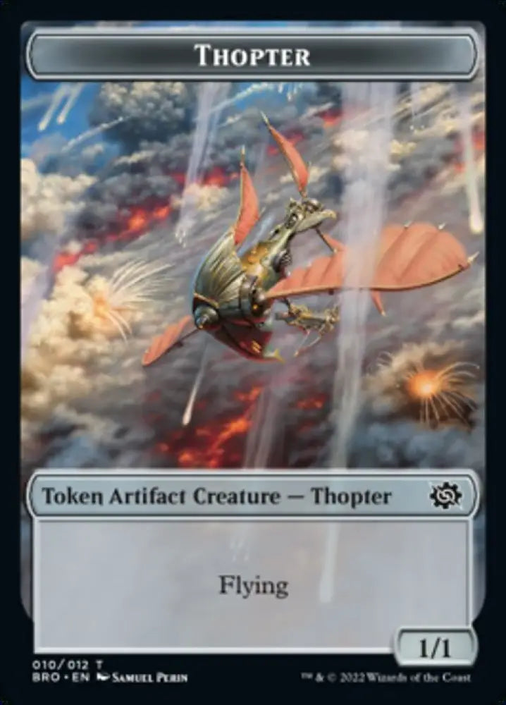 Powerstone // Thopter Double-Sided Token [The Brothers’ War Tokens] - MTG Single
