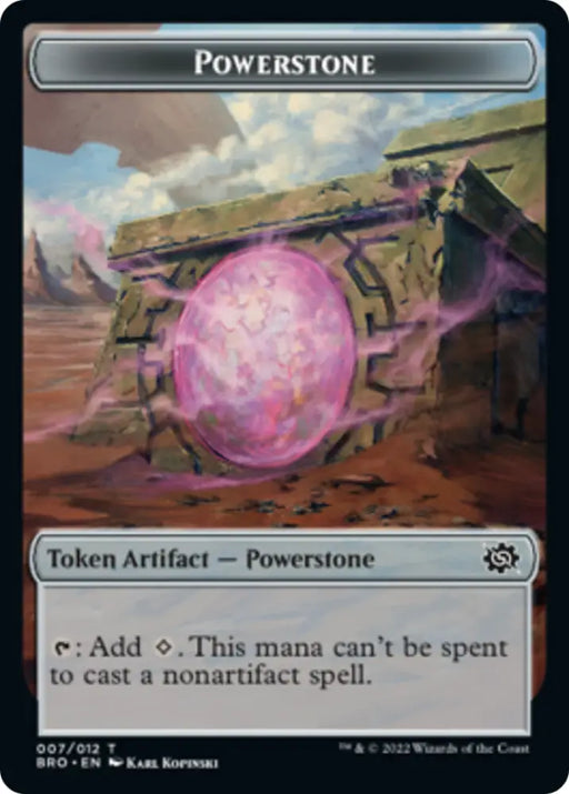 Powerstone Token [The Brothers’ War Tokens] - MTG Single