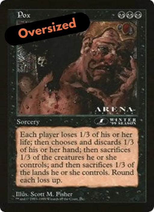 Pox (Oversized) [Oversize Cards] - MTG Single