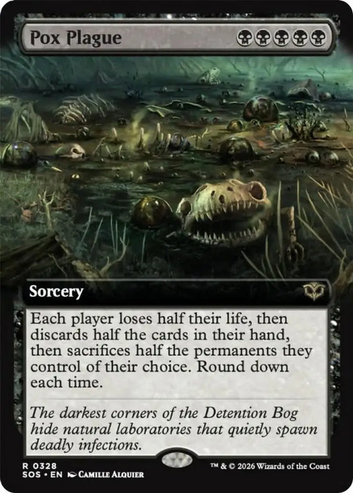 Pox Plague (Extended Art) (328) [Secrets of Strixhaven]
