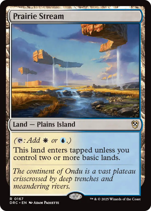 Prairie Stream [Aetherdrift Commander] - MTG Single