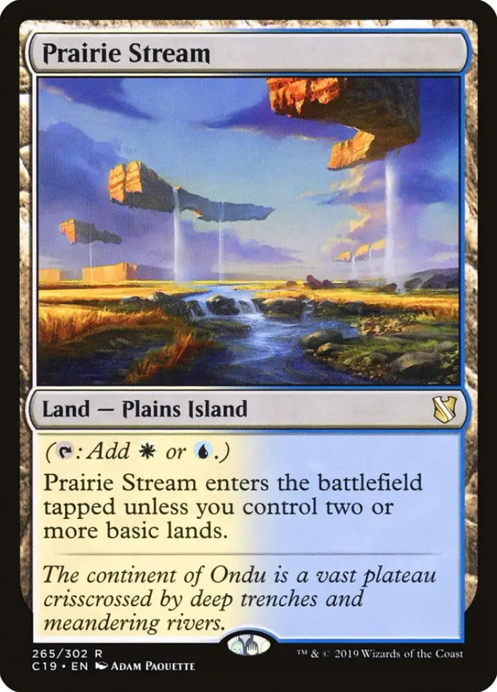 Prairie Stream [Commander 2019] - MTG Single