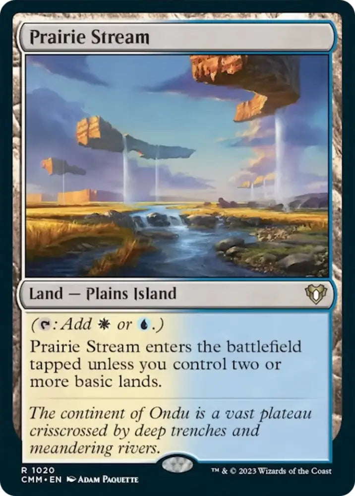 Prairie Stream [Commander Masters] - MTG Single