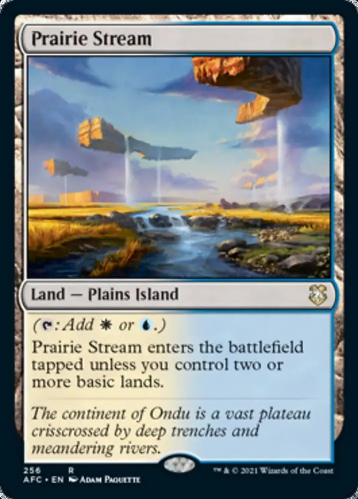 Prairie Stream [Dungeons & Dragons: Adventures in the Forgotten Realms Commander] - MTG Single