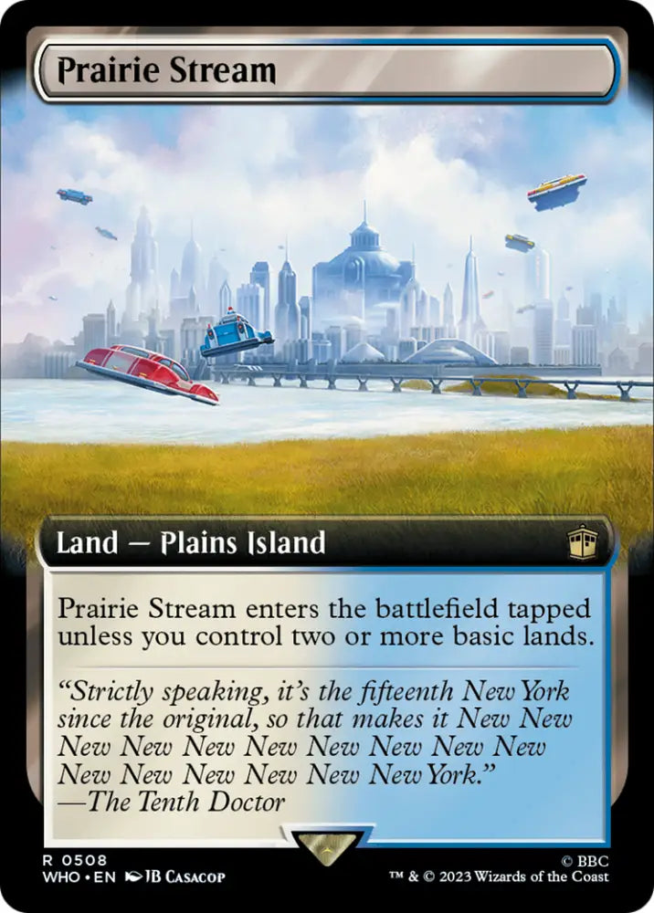 Prairie Stream (Extended Art) [Doctor Who] - MTG Single
