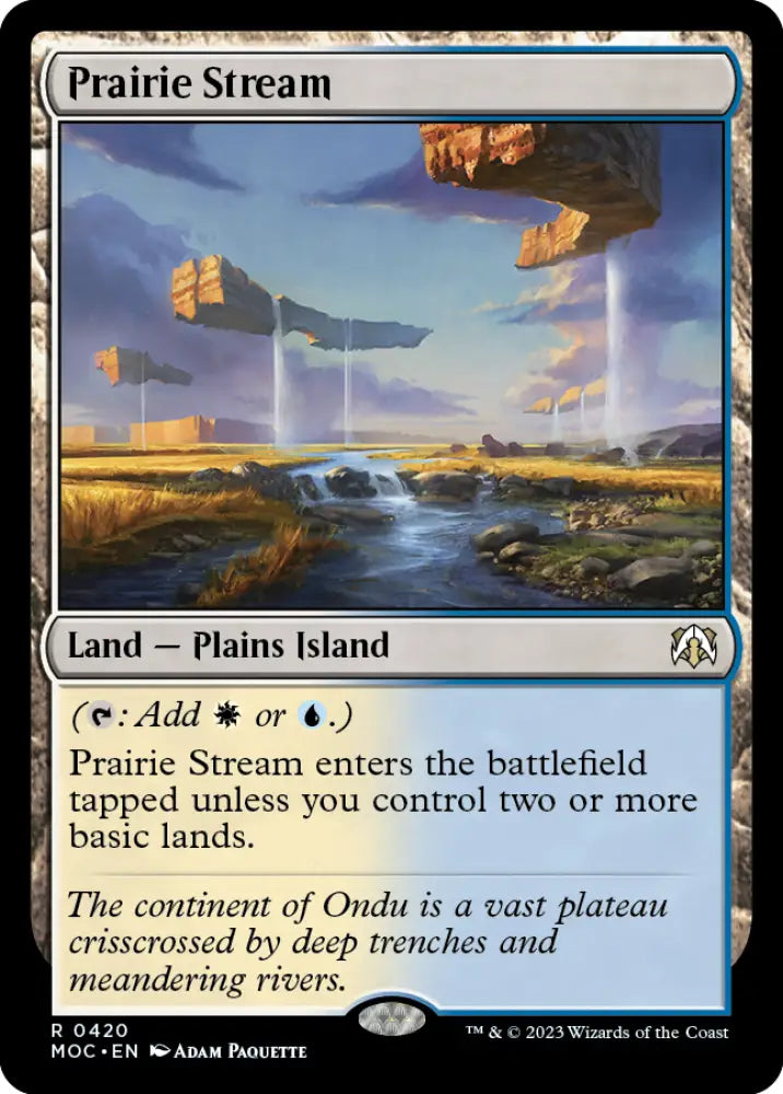 Prairie Stream [March of the Machine Commander] - MTG Single