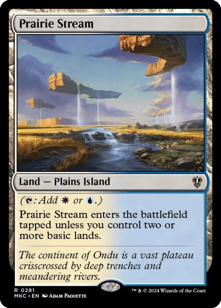 Prairie Stream [Murders at Karlov Manor Commander] - MTG Single