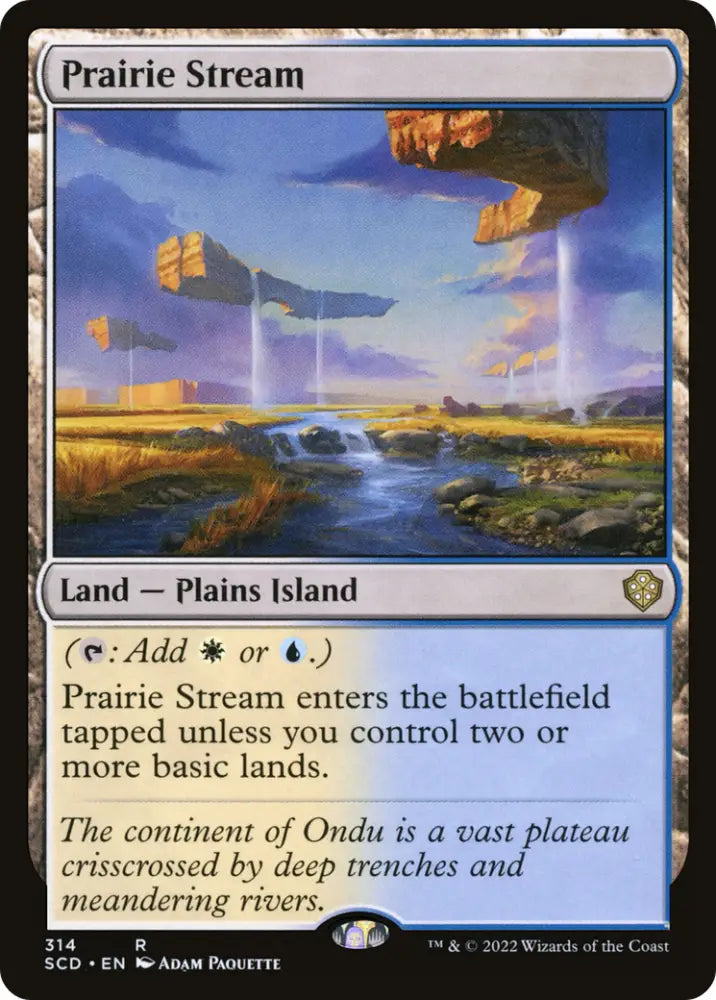 Prairie Stream [Starter Commander Decks] - MTG Single