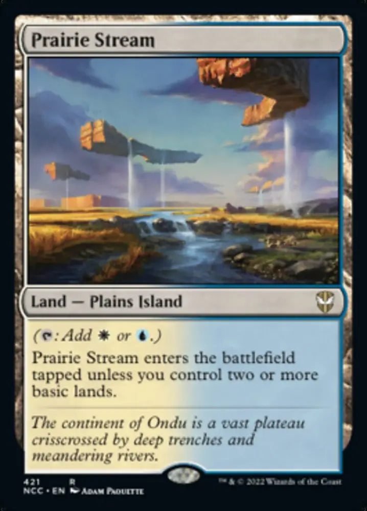 Prairie Stream [Streets of New Capenna Commander] - MTG Single