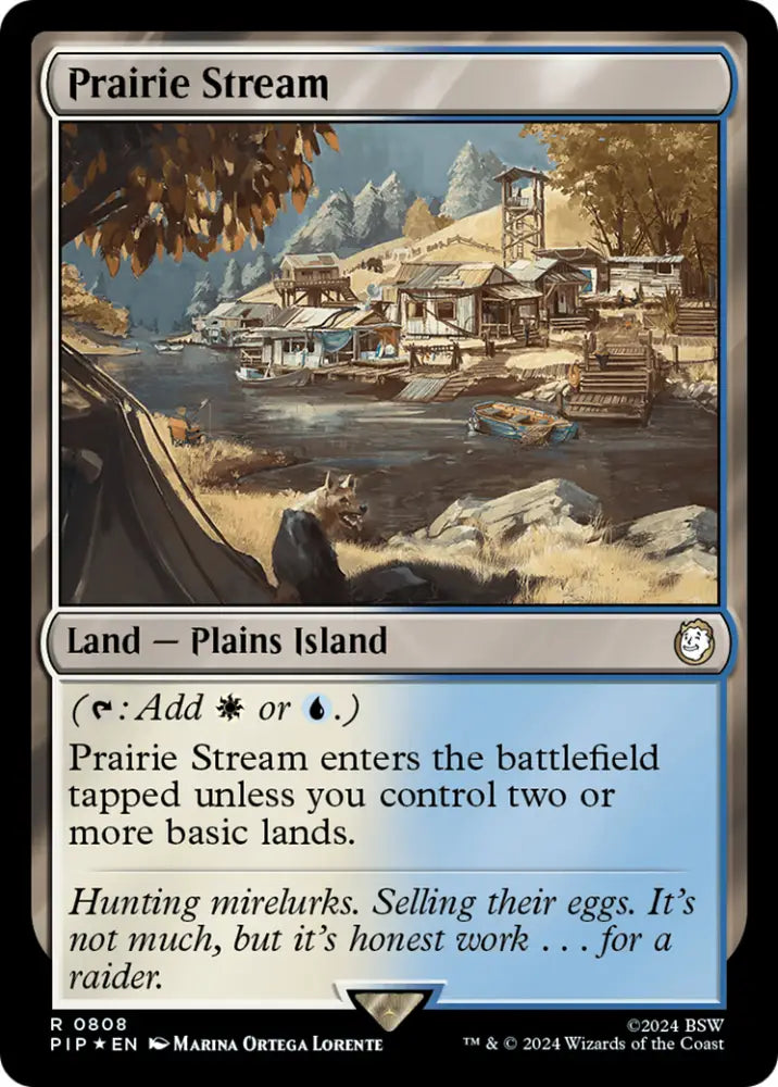 Prairie Stream (Surge Foil) [Fallout] - MTG Single