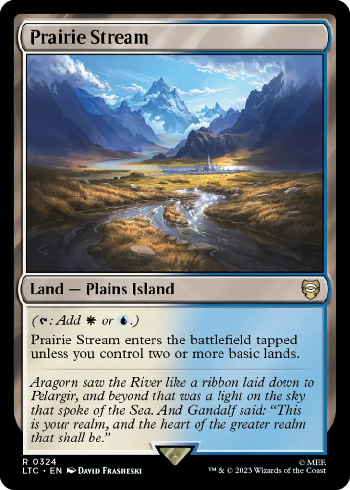 Prairie Stream [The Lord of the Rings: Tales of Middle-Earth Commander] - MTG Single