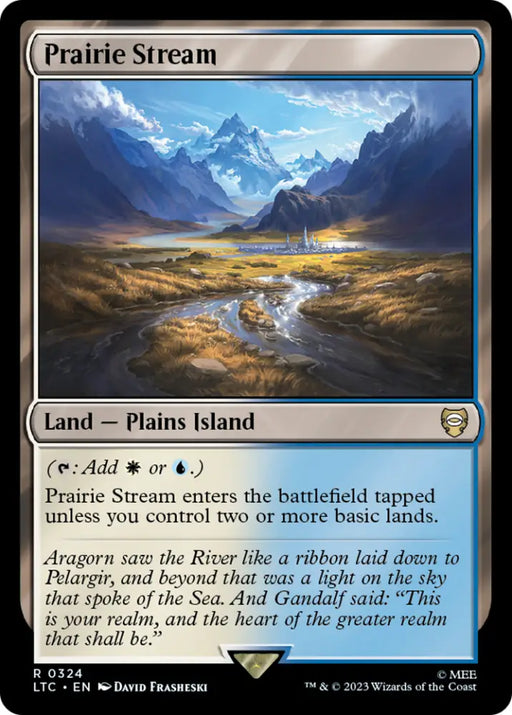 Prairie Stream [The Lord of the Rings: Tales of Middle-Earth Commander] - MTG Single