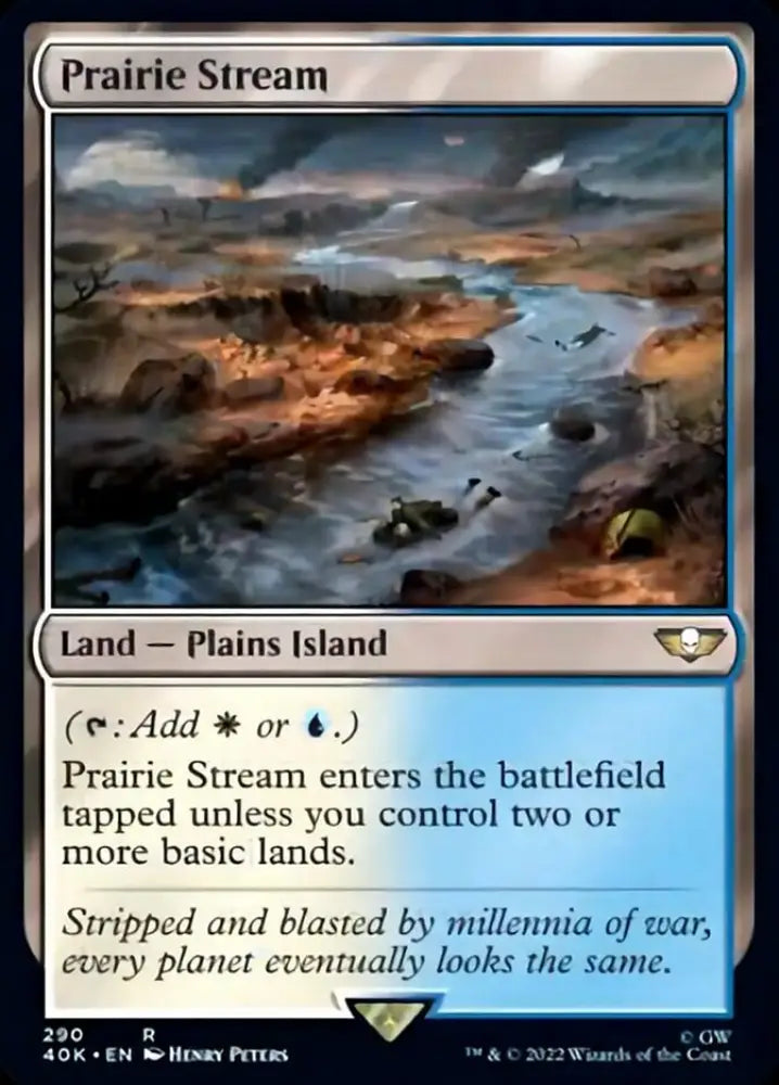 Prairie Stream [Warhammer 40,000] - MTG Single