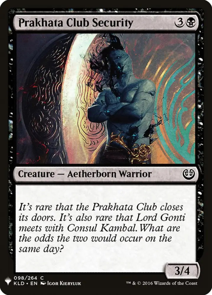 Prakhata Club Security [Mystery Booster] - MTG Single