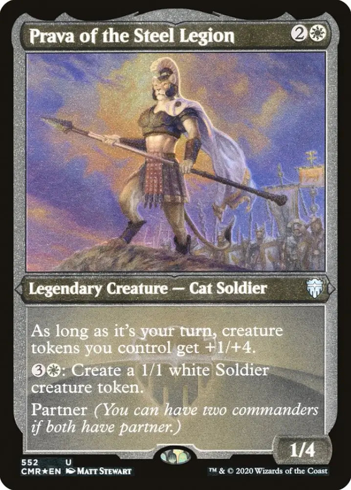 Prava of the Steel Legion (Etched) [Commander Legends] - MTG Single