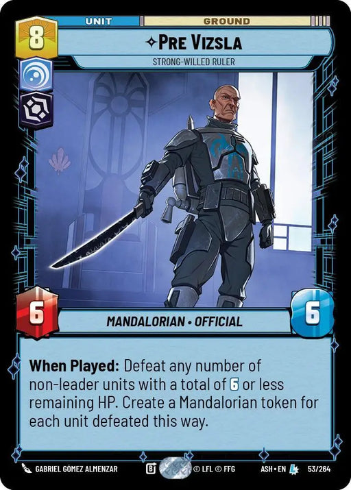 Pre Vizsla - Strong-Willed Ruler (53/264) [Ashes of the Empire]