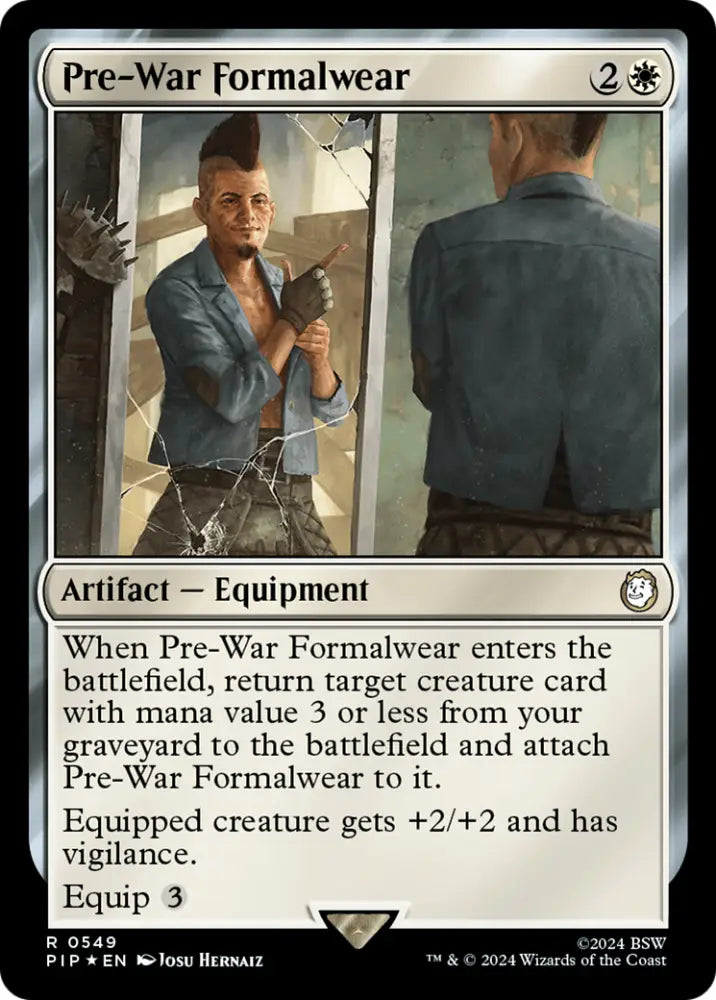 Pre-War Formalwear (Surge Foil) [Fallout] - MTG Single