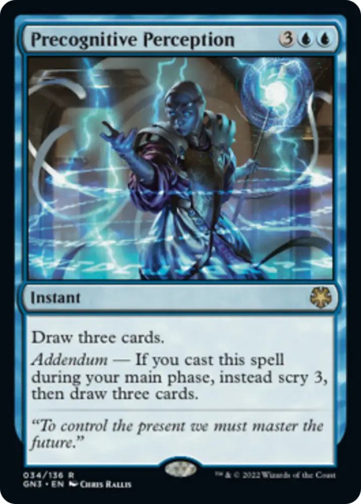 Precognitive Perception [Game Night: Free-for-All] - MTG Single