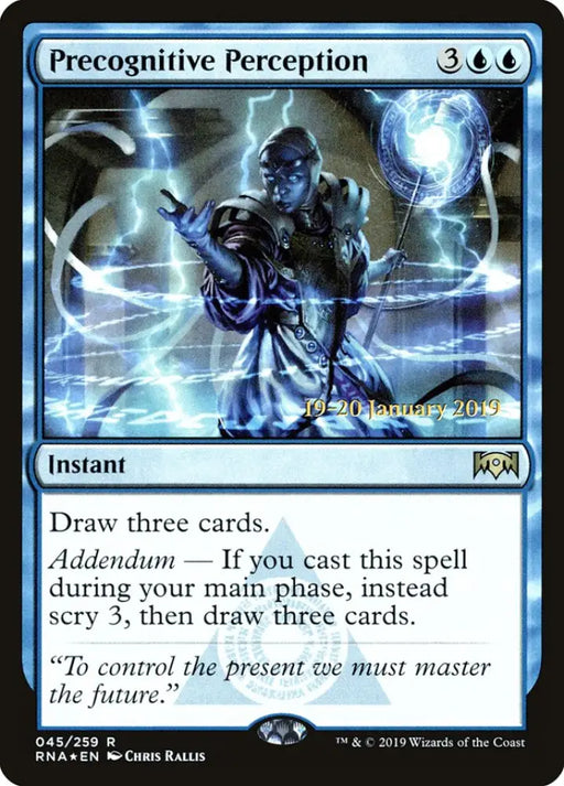 Precognitive Perception [Ravnica Allegiance Prerelease Promos] - MTG Single