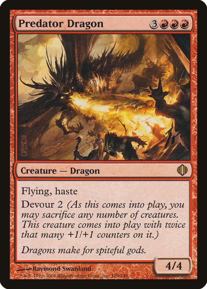 Predator Dragon [Shards of Alara] - MTG Single