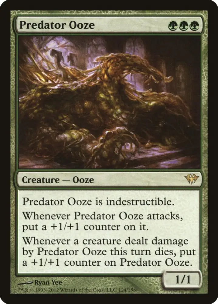 Predator Ooze [Dark Ascension] - MTG Single