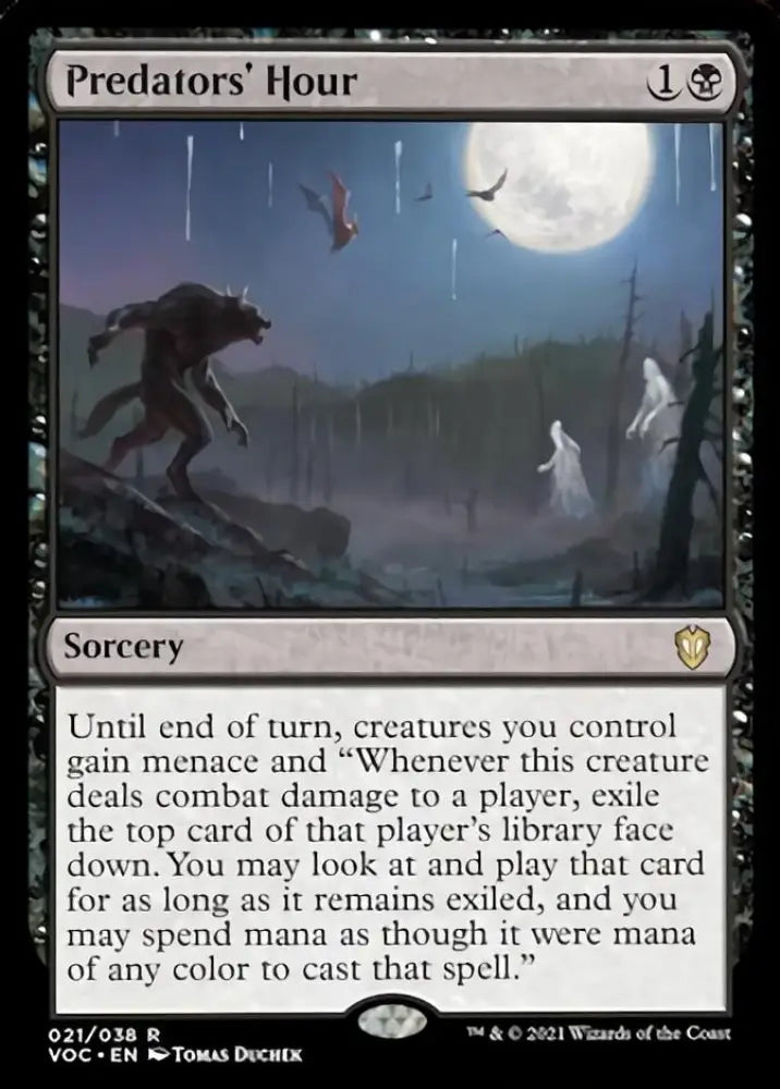 Predators’ Hour [Innistrad: Crimson Vow Commander] - MTG Single