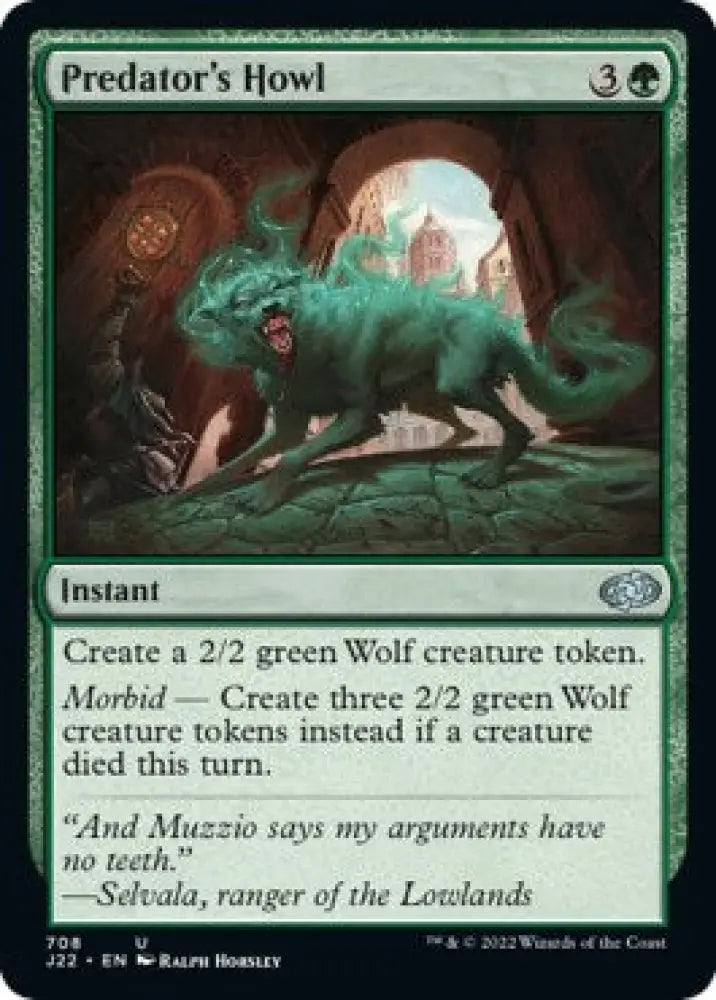 Predator’s Howl [Jumpstart 2022] - MTG Single