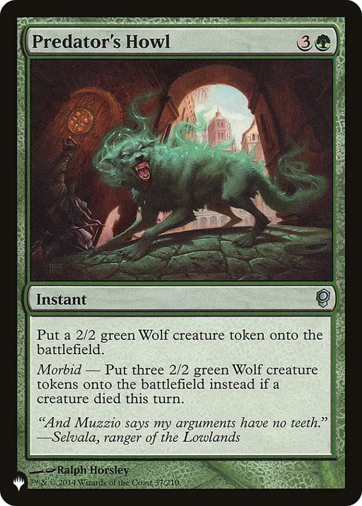 Predator’s Howl [The List] - MTG Single