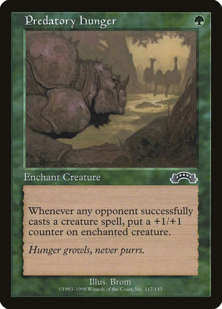 Predatory Hunger [Exodus] - MTG Single