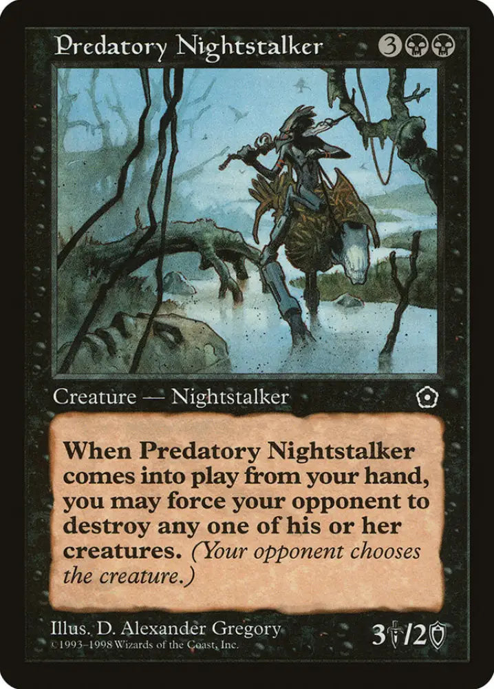 Predatory Nightstalker [Portal Second Age] - MTG Single