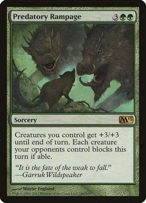 Predatory Rampage [Magic 2013] - MTG Single