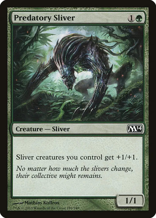 Predatory Sliver [Magic 2014] - MTG Single