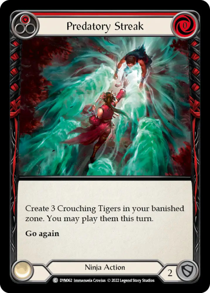 Predatory Streak (Red) [Dynasty] - Flesh And Blood Single