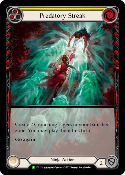 Predatory Streak (Yellow) [LGS123] (Promo) Rainbow Foil - Flesh And Blood Single