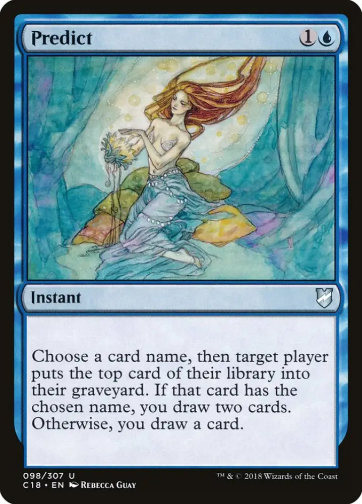 Predict [Commander 2018] - MTG Single